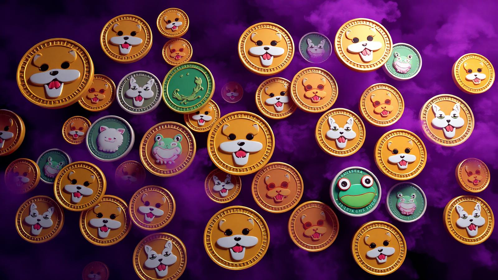 Wall of memecoins